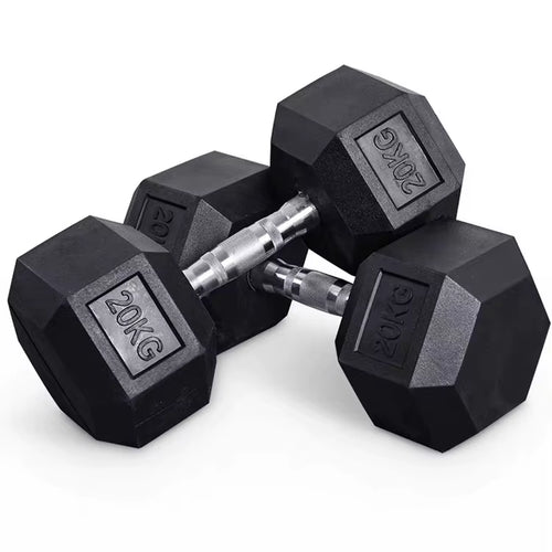 High Quality Hexagonal Rubber Coated 5Lb/2.5Kg Increasing Gym Fitness Equipment Dumbells Hex Dumbbell Set