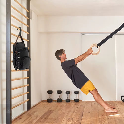 Magnetic Gym Bag with Water Bottle Holder Gym Crossbody Bag Gym Bottle Carrier Bag for Men Women Gym Accessories Organizer